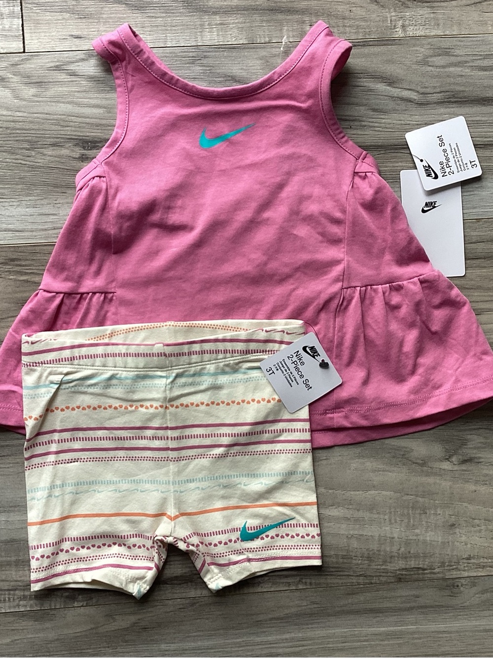 Nike Tank & shorts set girls size 3T(NWT) ~PRICE IS FIRM, NO OFFERS~